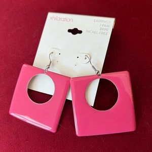 Target/Xhilaration Fashion Pink Earrings